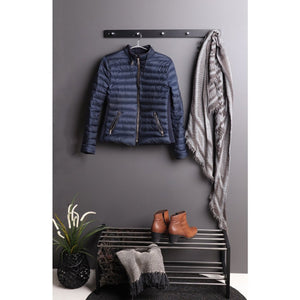 Scarpiera Padova, Nero, Legno, 78x34x32 cm, Seven Design