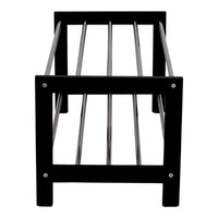 Scarpiera Padova, Nero, Legno, 78x34x32 cm, Seven Design