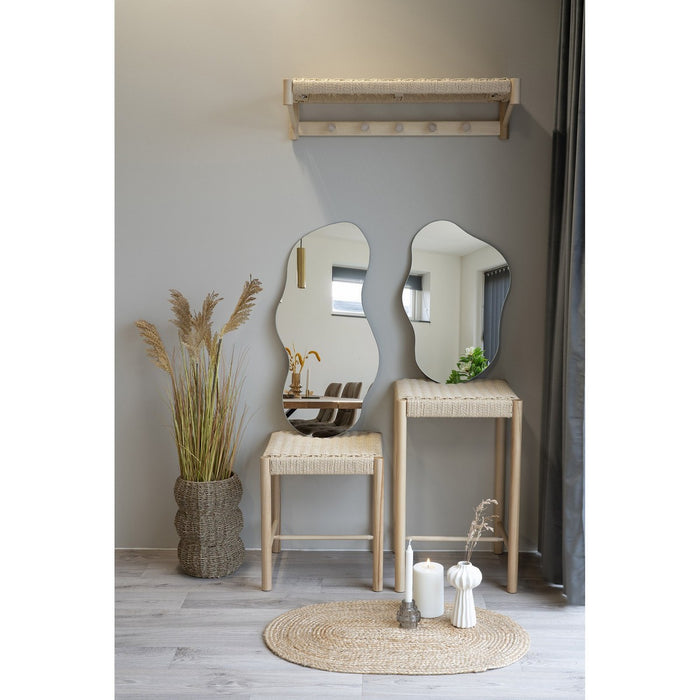 Specchio senza Cornice Palermo, Argento, Vetro, 0,5x40x60 cm, Seven Design