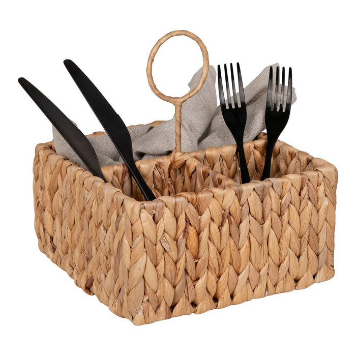 Cesto Portaoggetti Pleiku, Marrone, Giacinto d'Acqua, 20x20x11 cm, Seven Design