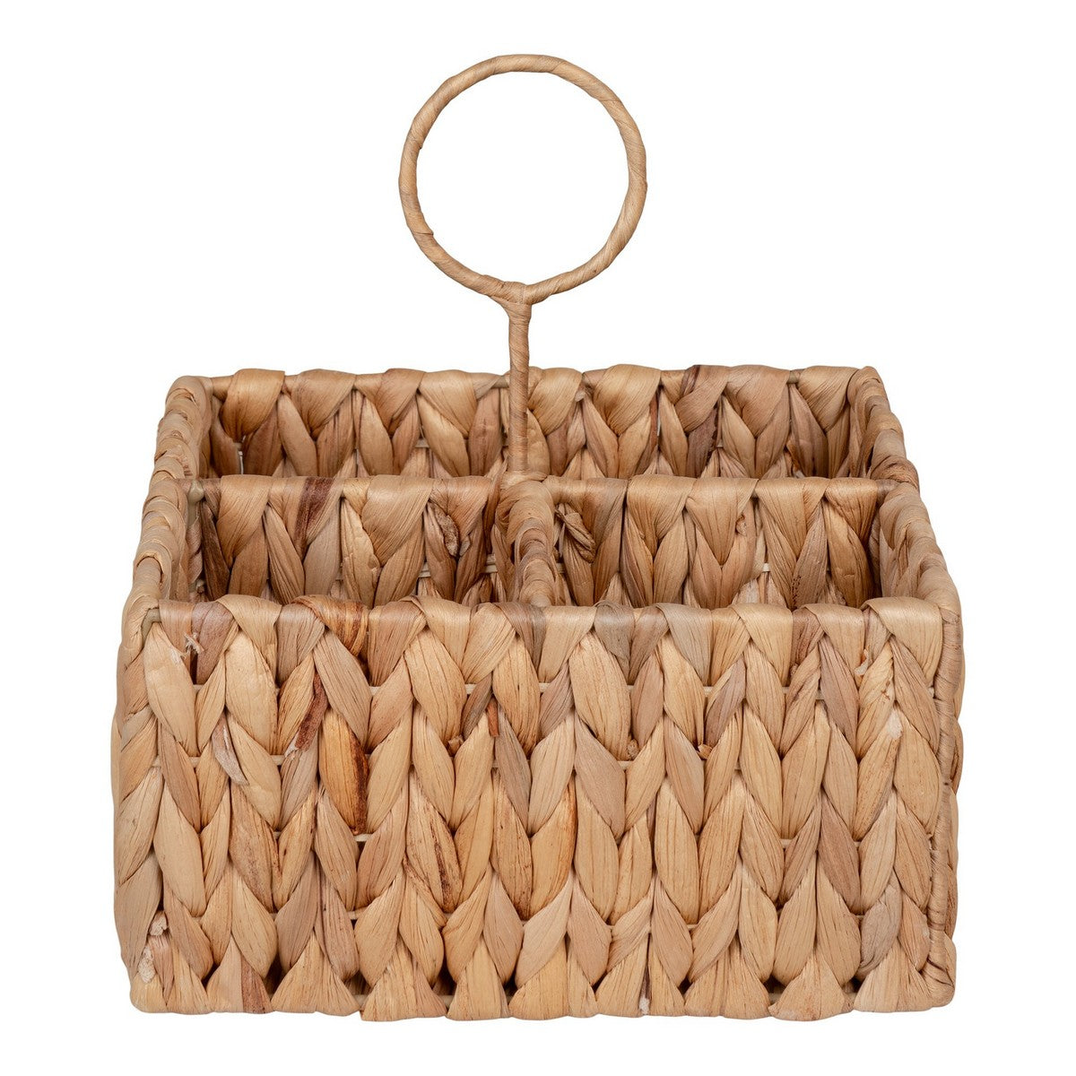 Cesto Portaoggetti Pleiku, Marrone, Giacinto d'Acqua, 20x20x11 cm, Seven Design