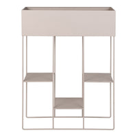Vaso per Piante Rabo, Beige, Metallo, 60x25x80 cm, Seven Design