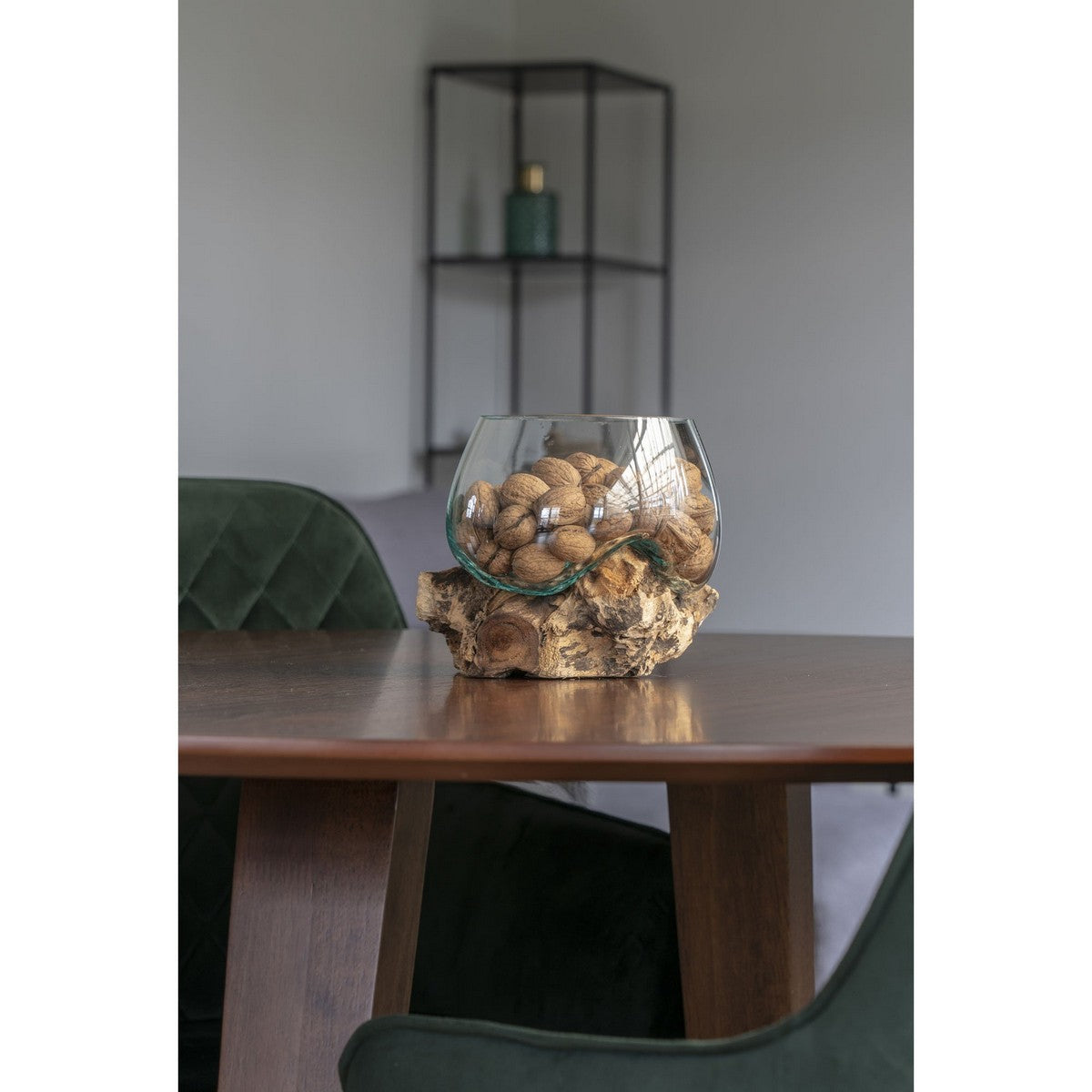 Terrario San, Marrone, Legno, 15x15x15 cm, Epikasa