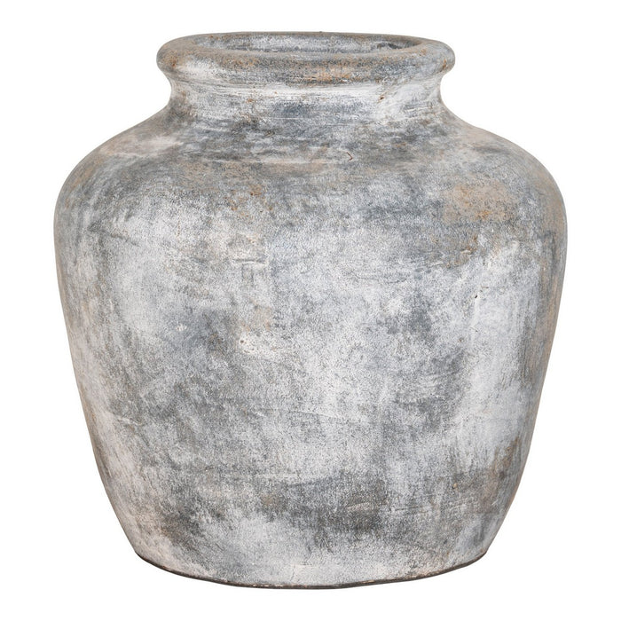 Vaso Decorativo Santo, Grigio, Terracotta, 30x30x30 cm, Epikasa