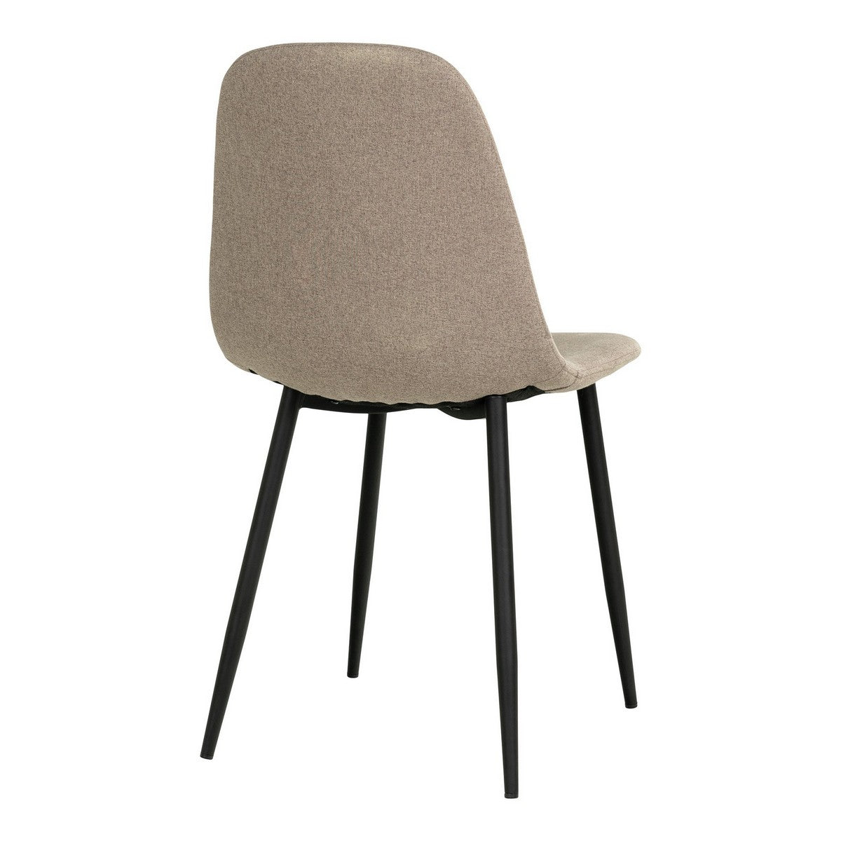 Set di 2 Sedie Stockholm, Beige, Tessuto, 50x47x86 cm, Seven Design
