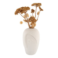 Vaso Decorativo Carnation, Beige, Ceramica, 13x12,5x19,5 cm, Seven Design