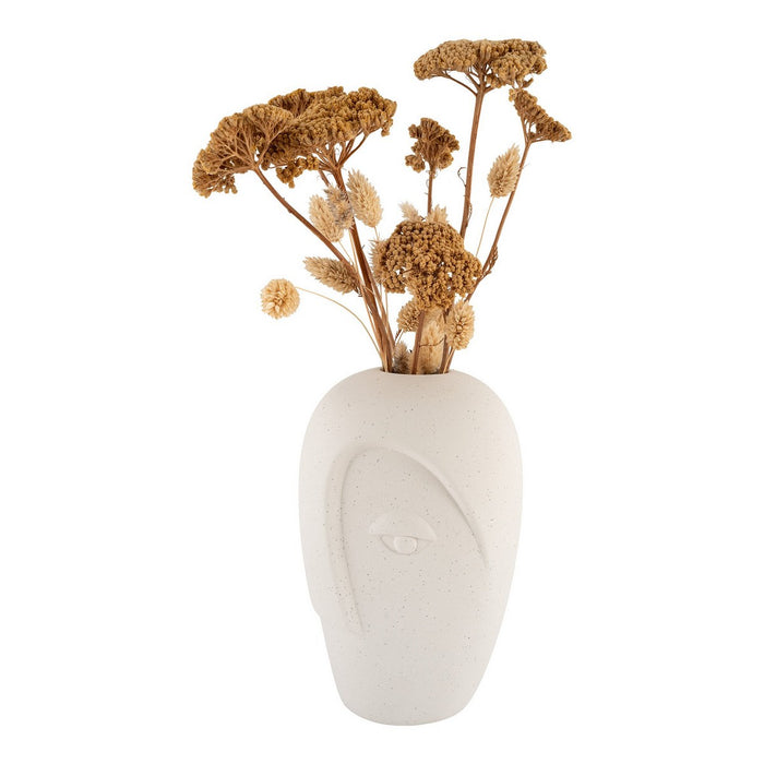 Vaso Decorativo Carnation, Beige, Ceramica, 13x12,5x19,5 cm, Seven Design