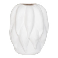 Vaso Decorativo Daisy, Bianco, Ceramica, 19,5x19,5x26 cm, Seven Design