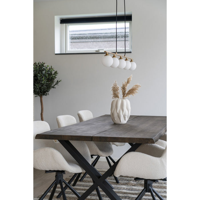 Vaso Decorativo Daisy, Bianco, Ceramica, 19,5x19,5x26 cm, Seven Design