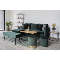 Tavolino Vita, Marrone, Metallo, 45x45x45 cm, Seven Design