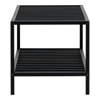 Scarpiera Vita, Nero, Metallo, 34x79x32 cm, Seven Design