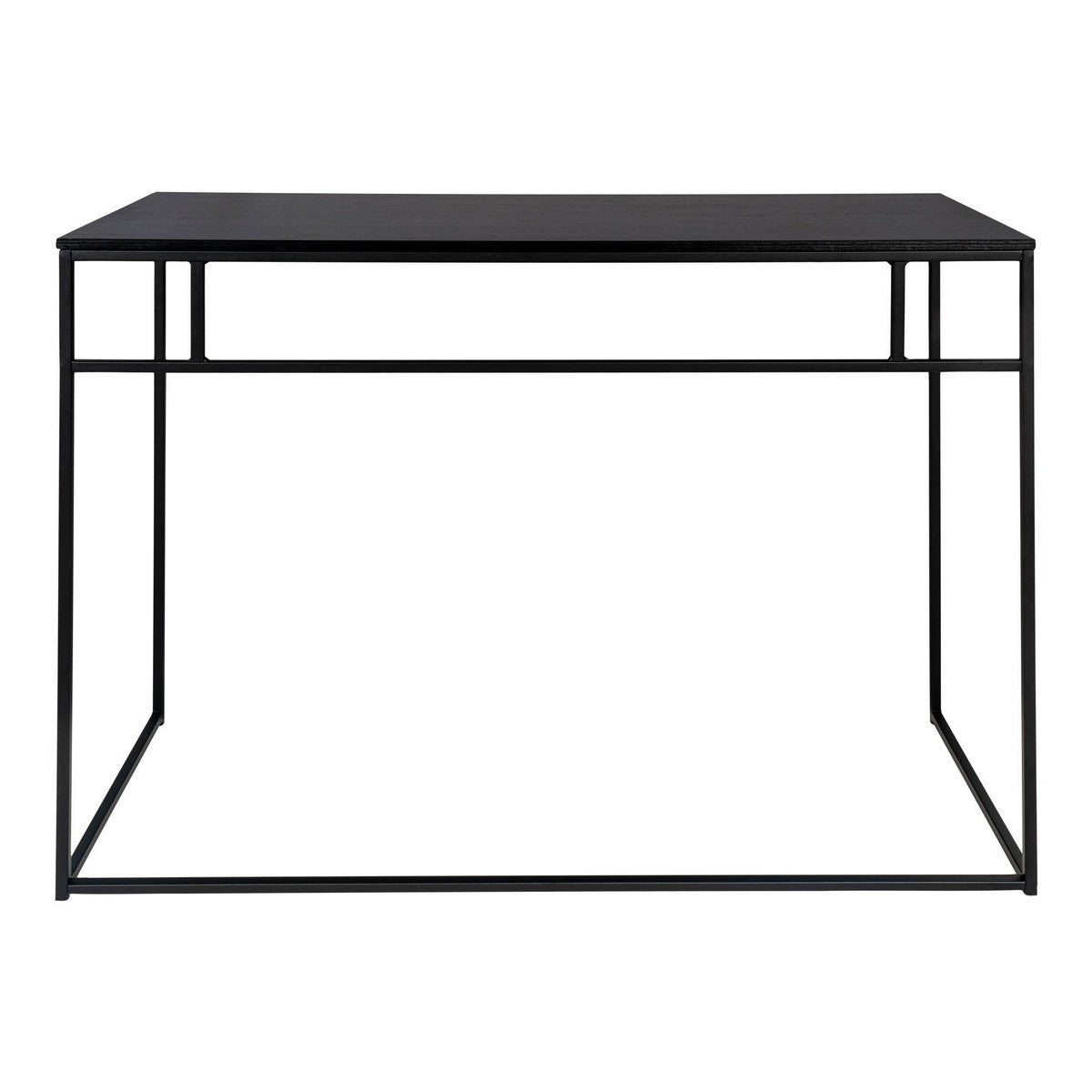 Scrivania Vita, Nero, Metallo, 45x100x75 cm, Seven Design