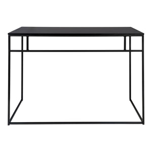 Scrivania Vita, Nero, Metallo, 45x100x75 cm, Seven Design