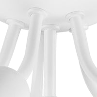 Lampada a Soffitto Viggo, Bianco, Acciaio, 28x28x17 cm, Seven Design