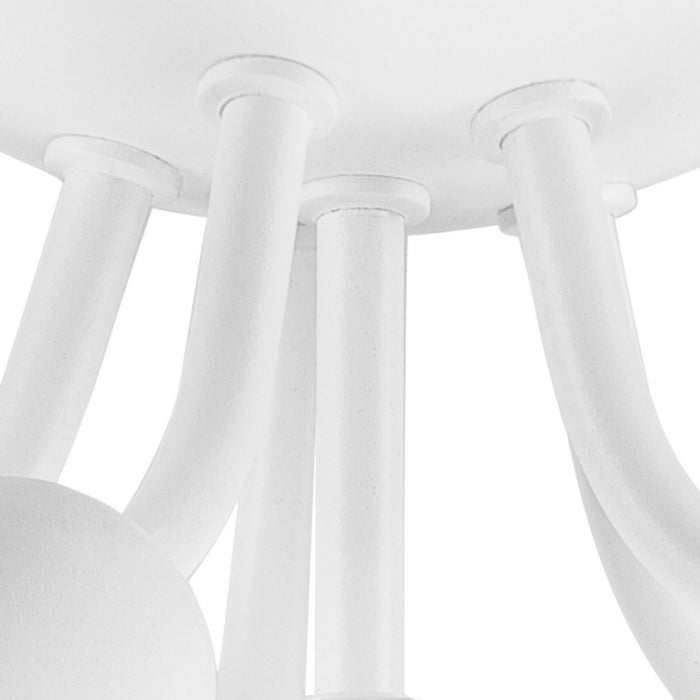 Lampada a Soffitto Viggo, Bianco, Acciaio, 28x28x17 cm, Seven Design