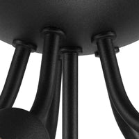 Lampada a Soffitto Viggo, Nero, Acciaio, 28x28x17 cm, Seven Design