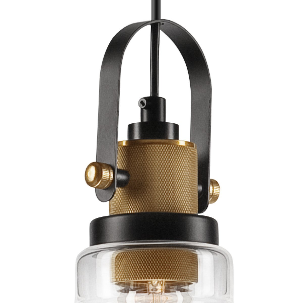 Lampada a Sospensione Matteo, Ottone, Acciaio, 28x28x112 cm, Seven Design