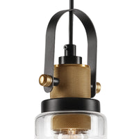 Lampada a Sospensione Matteo, Ottone, Acciaio, 28x28x112 cm, Seven Design