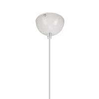 Lampada a Sospensione Balerina, Bianco, Acciaio, 38x38x90 cm, Seven Design