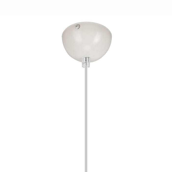 Lampada a Sospensione Balerina, Bianco, Acciaio, 38x38x90 cm, Seven Design