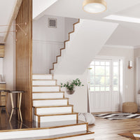 Lampada a Soffitto Eveline 2, Marrone, Legno, 37x37x8 cm, Seven Design