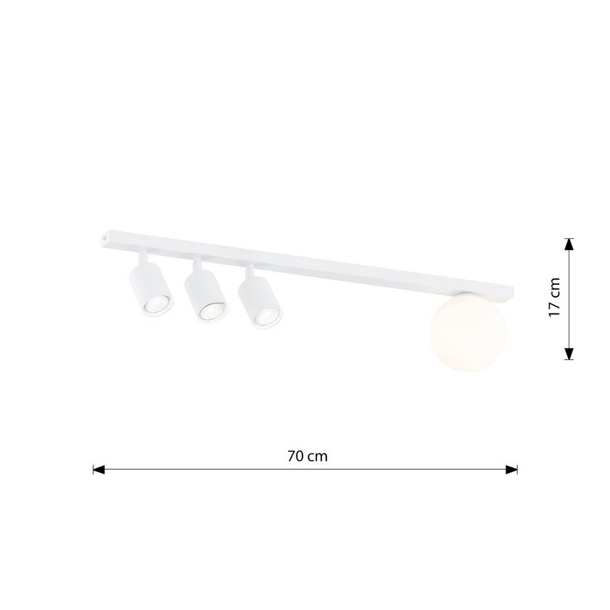 Lampada a Soffitto Eveline 2, Marrone, Legno, 37x37x8 cm, Seven Design