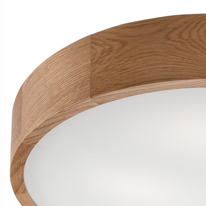 Lampada a Soffitto Eveline 5, Marrone, Legno, 47x47x8 cm, Seven Design