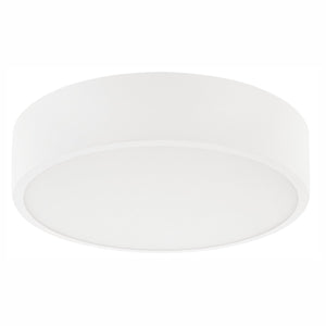 Lampada a Soffitto Dante, Bianco, Acciaio, 36x36x8 cm, Seven Design
