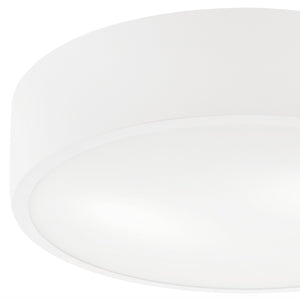 Lampada a Soffitto Dante, Bianco, Acciaio, 36x36x8 cm, Seven Design