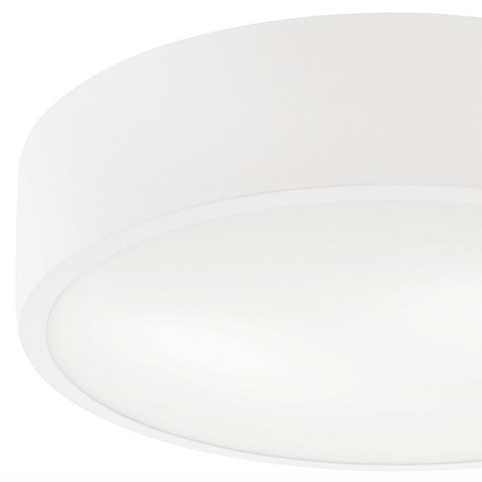 Lampada a Soffitto Dante, Bianco, Acciaio, 36x36x8 cm, Seven Design