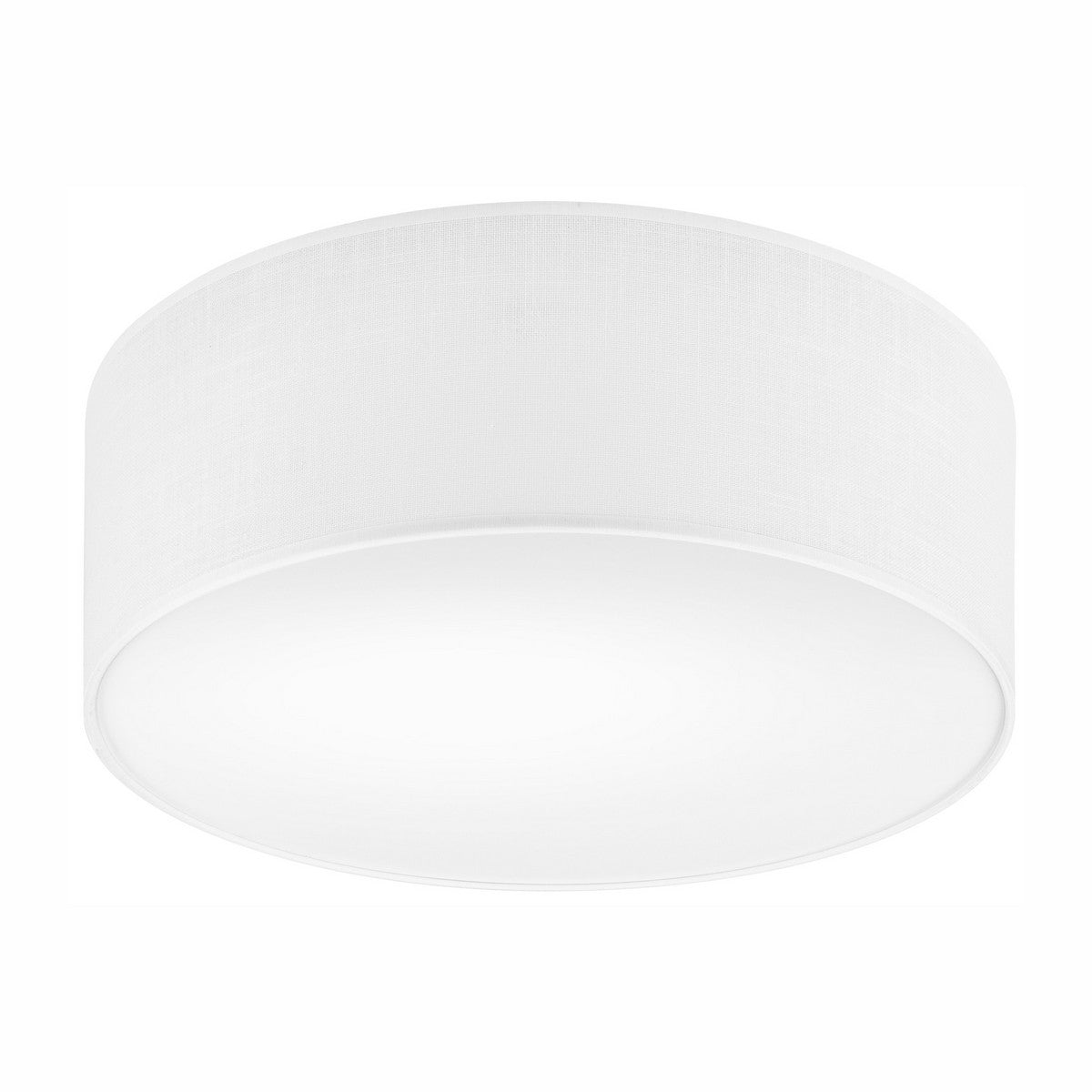Lampada a Soffitto Vivian, Bianco, Plastica, 35x35x13 cm, Seven Design