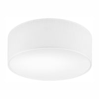 Lampada a Soffitto Vivian, Bianco, Plastica, 35x35x13 cm, Seven Design