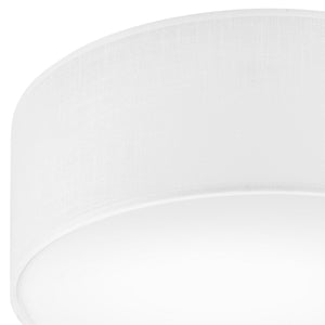 Lampada a Soffitto Vivian, Bianco, Plastica, 35x35x13 cm, Seven Design