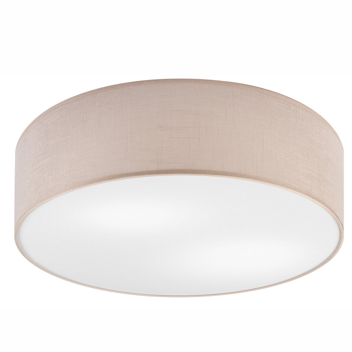 Lampada a Soffitto Vivian, Beige, Plastica, 45x45x13 cm, Seven Design