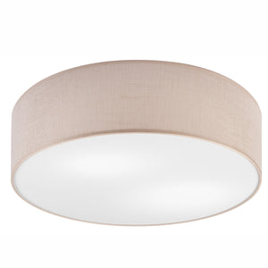 Lampada a Soffitto Vivian, Beige, Plastica, 45x45x13 cm, Seven Design