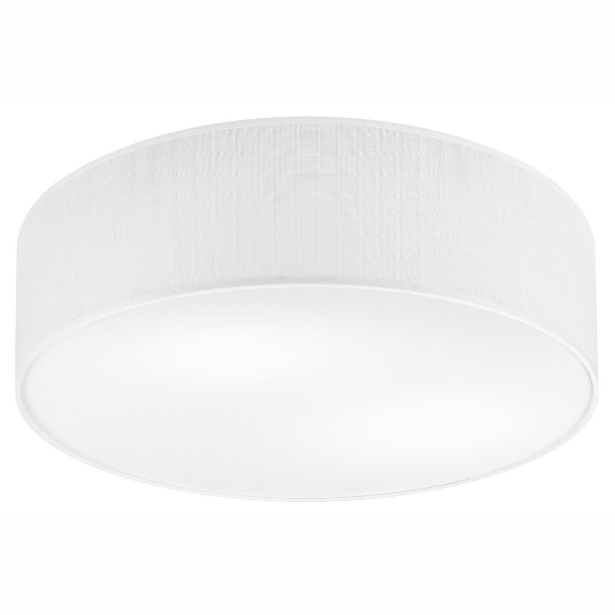 Lampada a Soffitto Vivian, Bianco, Plastica, 45x45x13 cm, Seven Design
