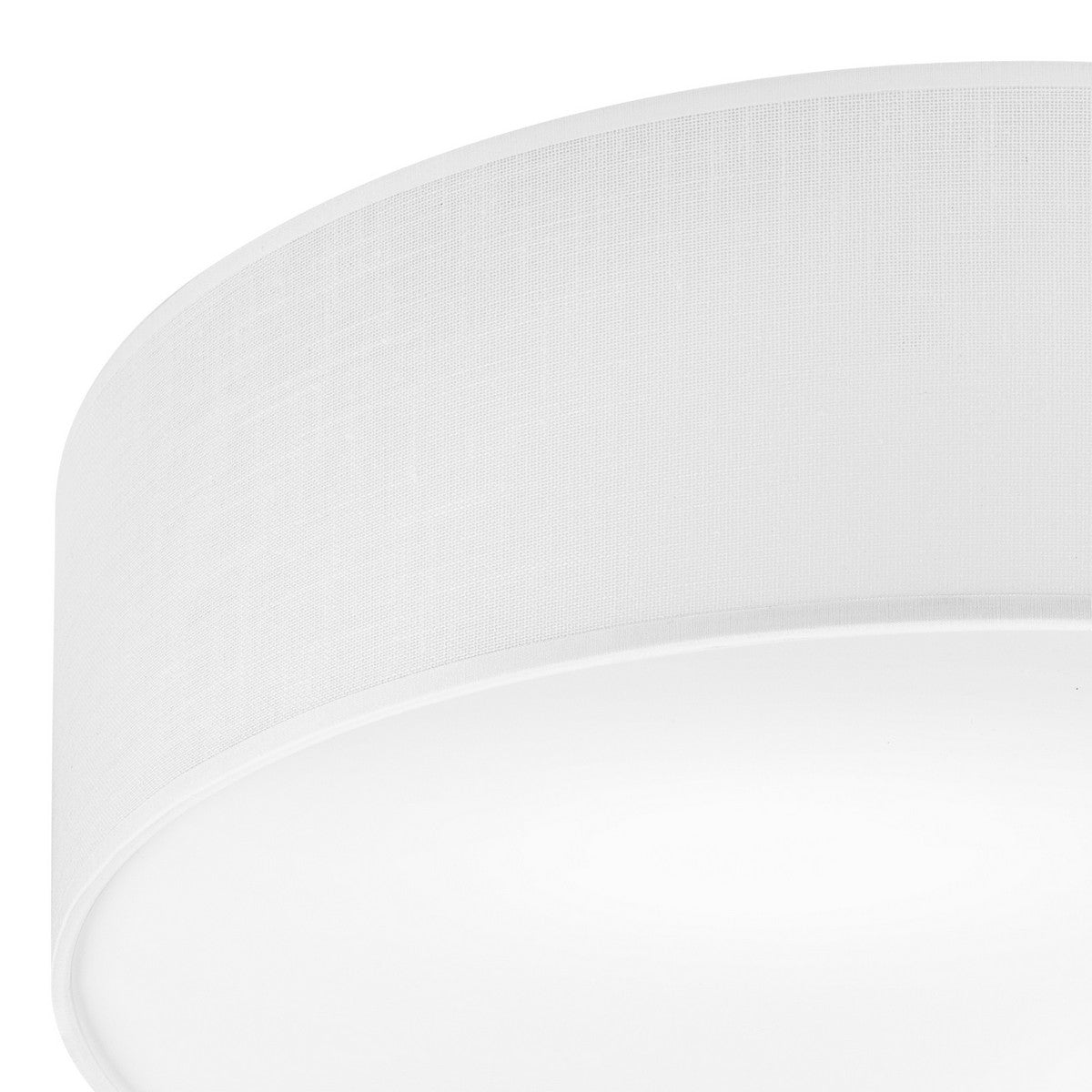 Lampada a Soffitto Vivian, Bianco, Plastica, 45x45x13 cm, Seven Design