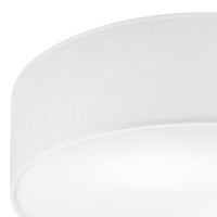 Lampada a Soffitto Vivian, Bianco, Plastica, 45x45x13 cm, Seven Design