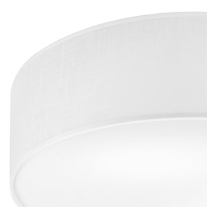 Lampada a Soffitto Vivian, Bianco, Plastica, 45x45x13 cm, Seven Design