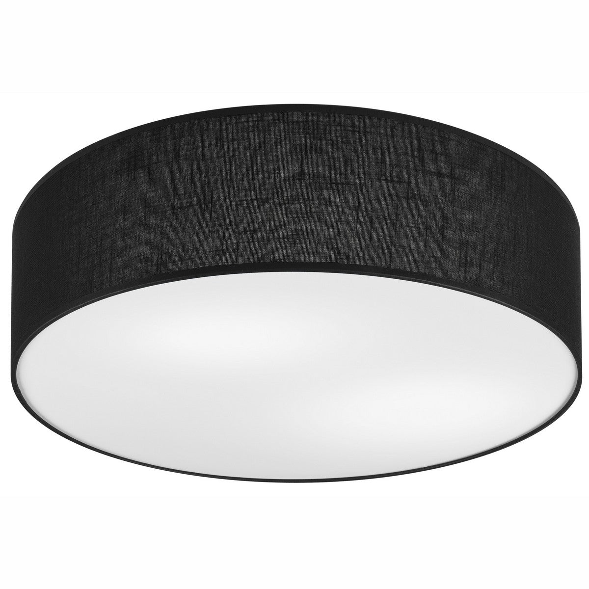 Lampada a Soffitto Vivian, Nero, Plastica, 45x45x13 cm, Seven Design