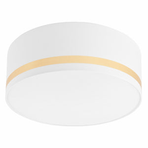 Lampada a Soffitto Gloria, Bianco, Plastica, 35x35x16 cm, Seven Design