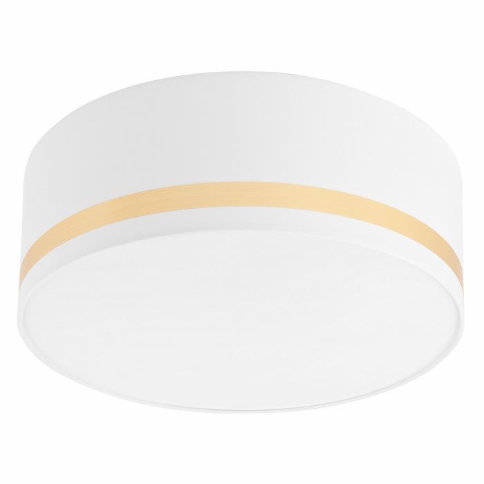 Lampada a Soffitto Gloria, Bianco, Plastica, 35x35x16 cm, Seven Design