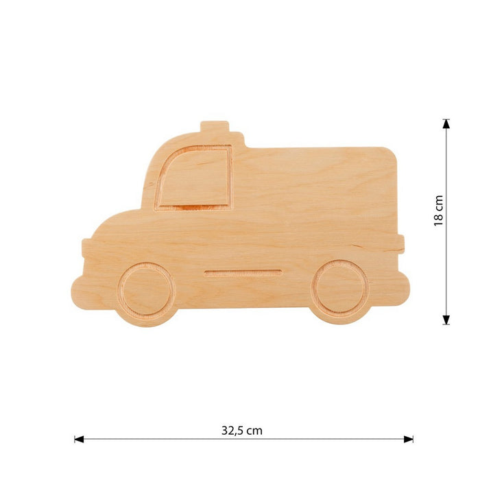 Lampada a Soffitto Gloria, Bianco, Plastica, 35x35x16 cm, Seven Design