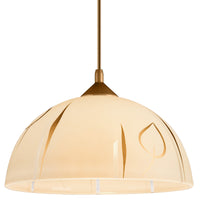 Lampada a Sospensione Marcy 3, Oro, Vetro, 30x30x70 cm, Seven Design