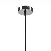 Lampada a Sospensione Asta, Argento, Acciaio, 28x28x81 cm, Seven Design