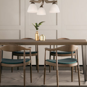 Lampada a Soffitto Adriano, Marrone, Acciaio, 36x36x21 cm, Seven Design