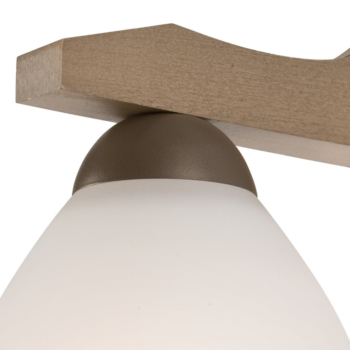 Lampada a Soffitto Adriano, Marrone, Acciaio, 36x36x21 cm, Seven Design