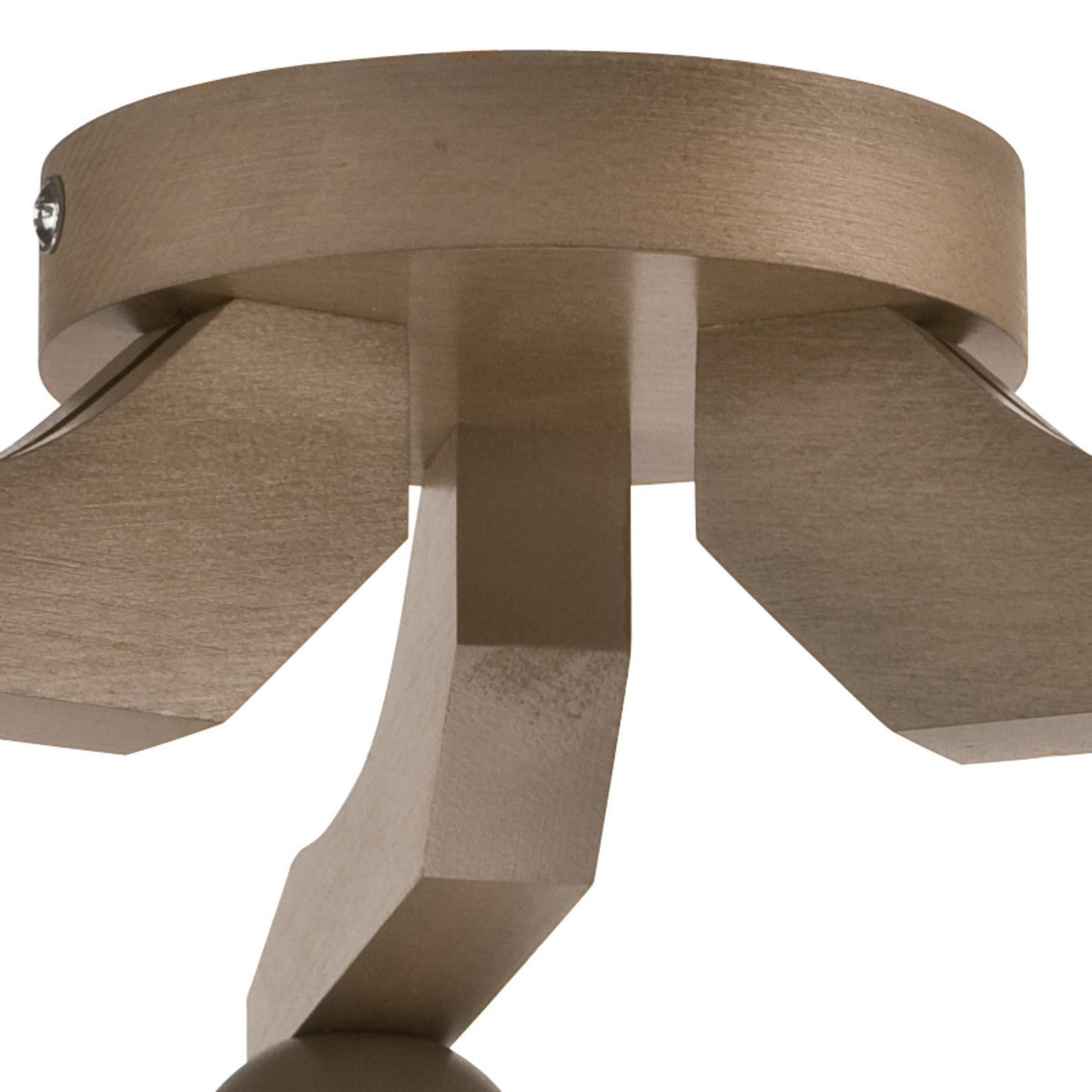 Lampada a Soffitto Adriano, Marrone, Acciaio, 36x36x21 cm, Seven Design