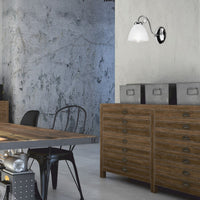 Lampada a Parete Miranda, Argento, Acciaio, 14x14x20 cm, Seven Design