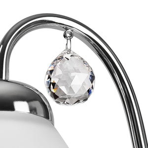 Lampada a Parete Miranda, Argento, Acciaio, 14x14x20 cm, Seven Design